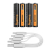 SmallRig 5769 - zestaw, 4x bateria/akumulator AAA z portem USB-C - zawartość zestawu